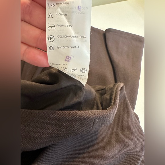 Vtg VALENTINO Italy Fluted Trumpet Skirt Brown 100% Wool Classic Vintage Style - Picture 7 of 8